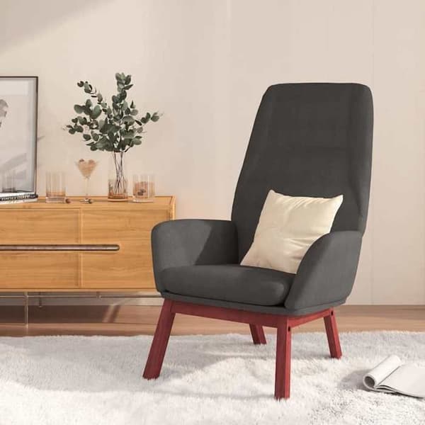 Maison Exclusive - Mørkegrå afslapningsstol i stof
