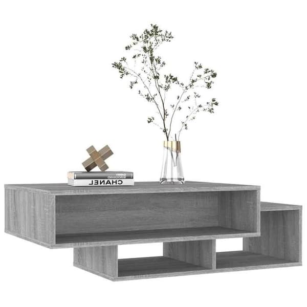 Maison Exclusive - Soffbord Sonoma grå 105x55x32 cm Ingenjörsträ Sonoma grå