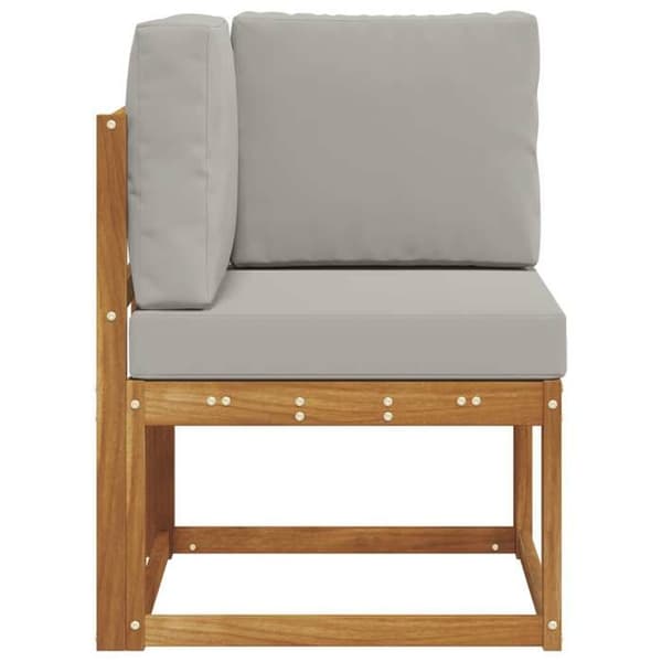 Maison Exclusive - U-formet udendørs sofa i massiv akacietræ
