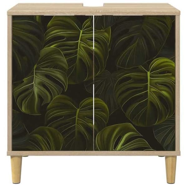 Maison Exclusive - Badrumsskåp ELBURG Sonoma 60 x 40 x 60 cm