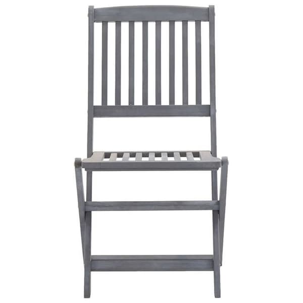 Maison Exclusive - Fällbara utomhusstolar set om 6 och kuddar i akaciaträ