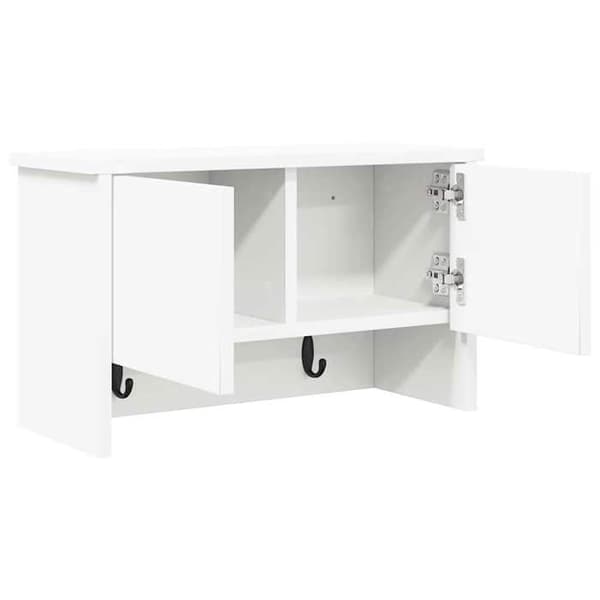 Maison Exclusive - Väggmonterad klädhängare Montering vit 50 x 20 x 30 cm Vit