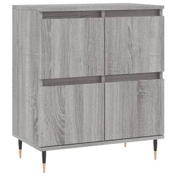 Maison Exclusive - Buffeter 2 stk sonoma grå ingeniørtræ sonoma grå