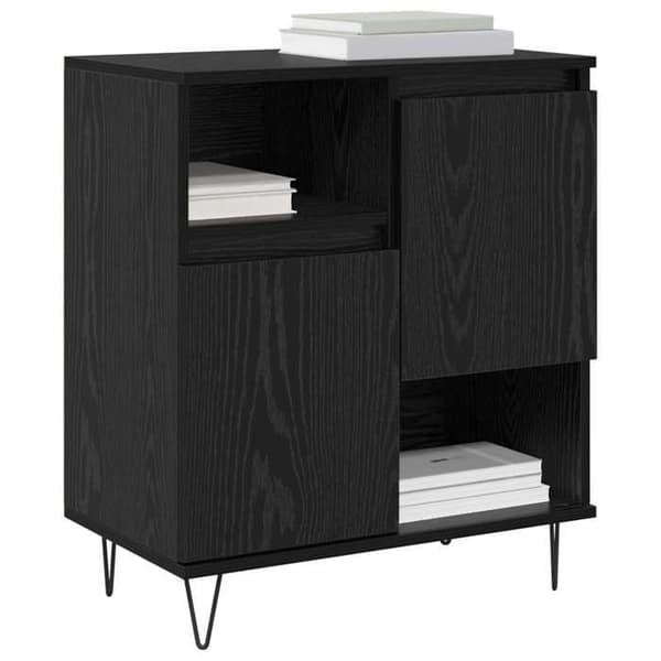 Maison Exclusive - Buffet 2 stk Sort eg 60 x 35 x 70 cm svart ek
