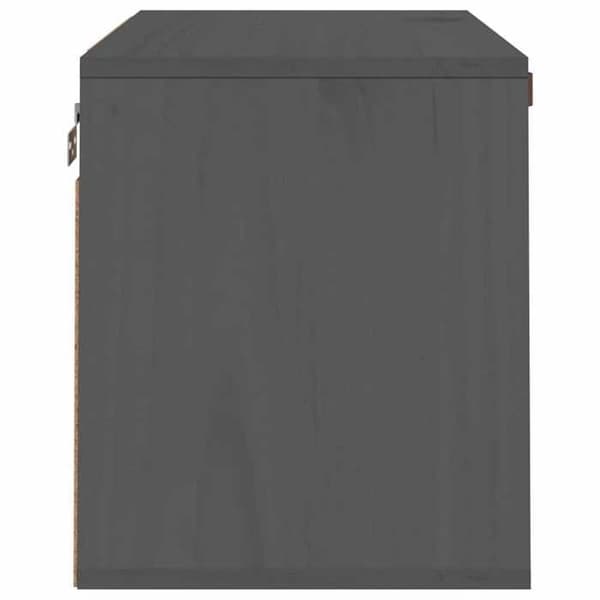 Maison Exclusive - Seinähylly Harmaa 60x30x35 cm Massiivipuu