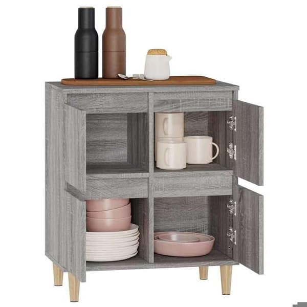 Maison Exclusive - Buffet Sonoma grå 60x35x70 cm Ingenjörsträ