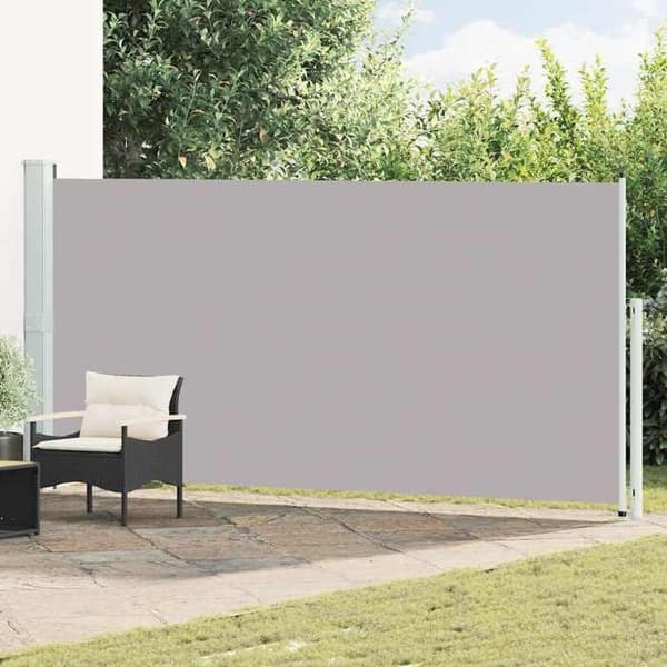 Maison Exclusive - Retractable sidotak för uteplats 180x514 cm Grå