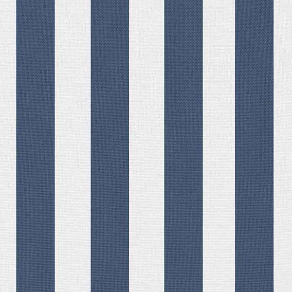 Maison Exclusive - Utomhus Kudde set om 2 Randig tryck 60 x 40 cm Blå marinblå
