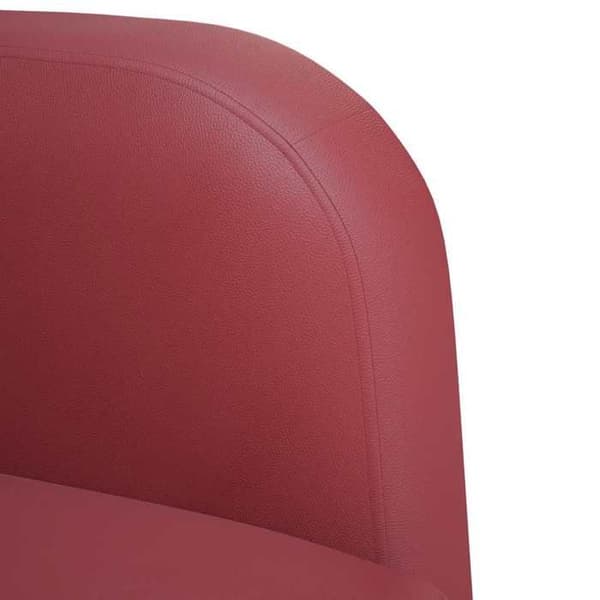 Maison Exclusive - Rød bordeaux 110 cm læderlook sofa