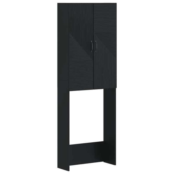 Maison Exclusive - Badeværelsesskab HAARLEM Sort 66 x 25,5 x 190 cm