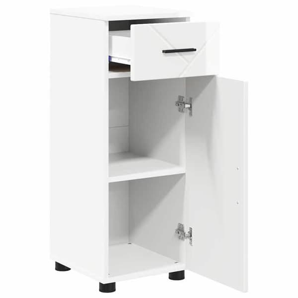 Maison Exclusive - Badrumsskåp Vit glansig 30 x 35 x 80 cm Strålande vit