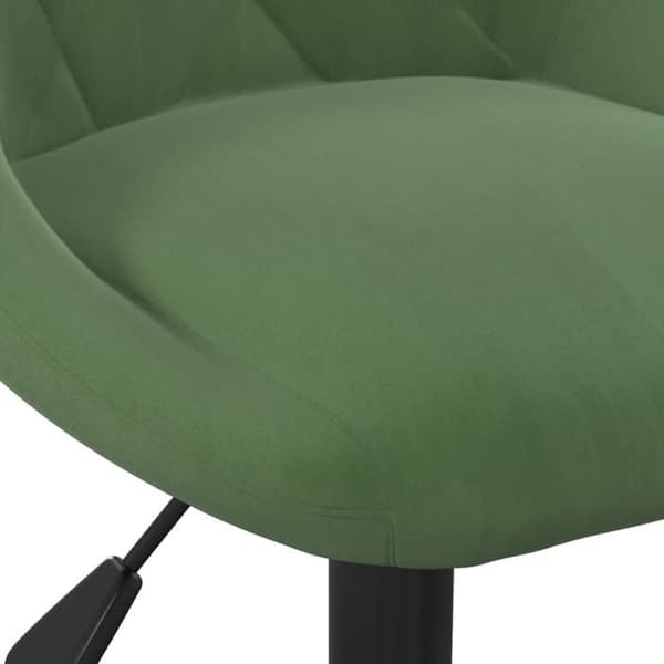 Maison Exclusive - Tummanvihreä samettitoimiston tuoli
