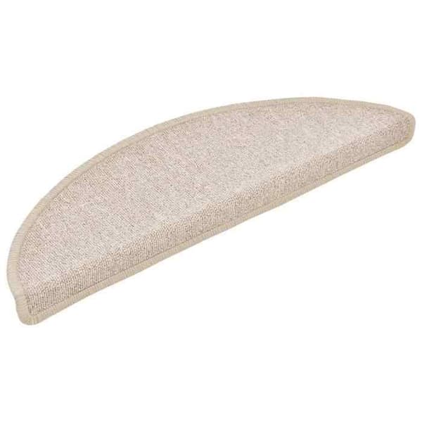 Maison Exclusive - Trappe tæppe 30 stykker 56 x 17 x 3 cm Taupe Halvmåne Mol
