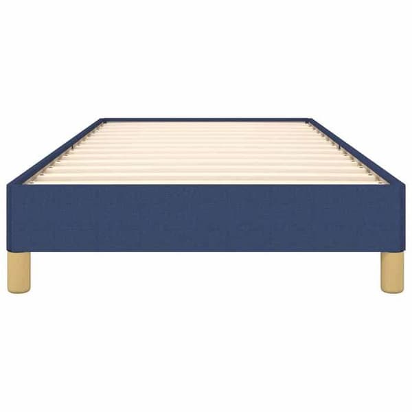Maison Exclusive - Sängram utan madrass blå 80x200 cm tyg