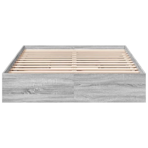 Sonoma harmaa sängyn runko ja laatikot 120x190 cm puutavara28 [cm] Grå