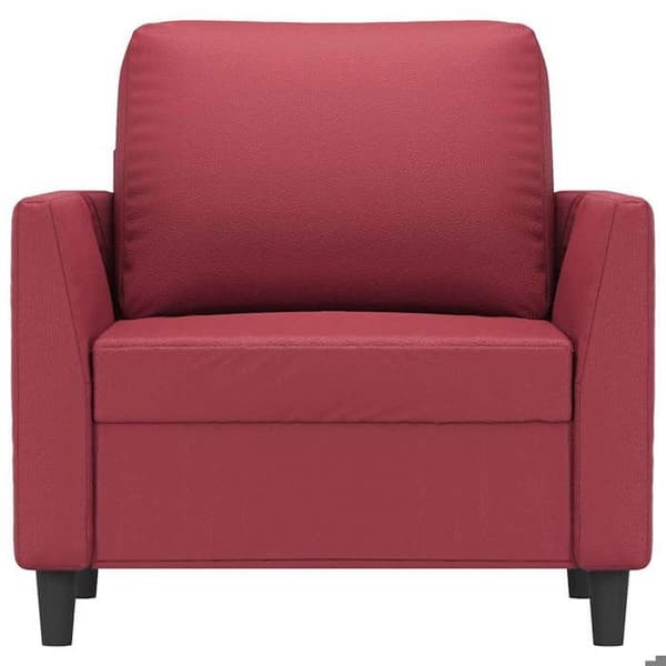 Maison Exclusive - Rød bordeaux Stol 60 cm Simililæder