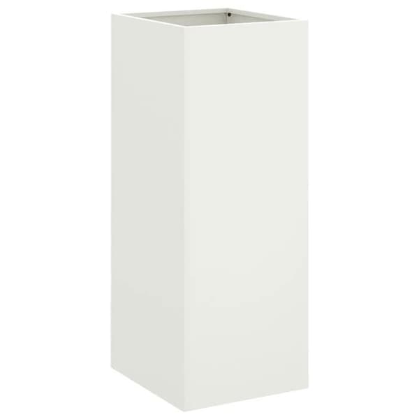 Jardiniär - EXKLUSIV HEM - 32 x 29 x 75 cm - Kallvalsat stål - Vit - Rektangulär Vit
