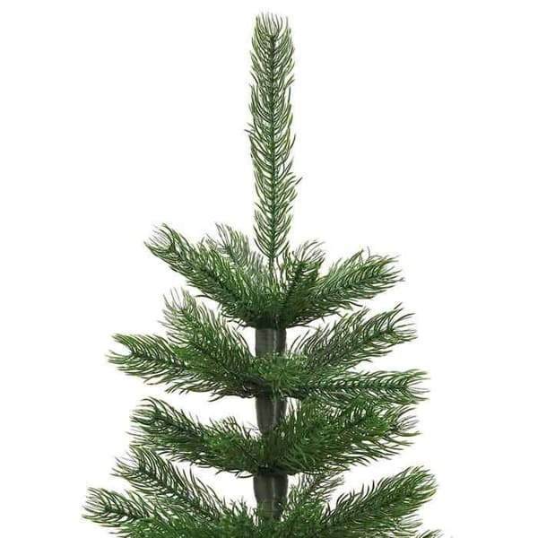 Maison Exclusive - Tynd kunstig juletræ med stativ 150 cm PE
