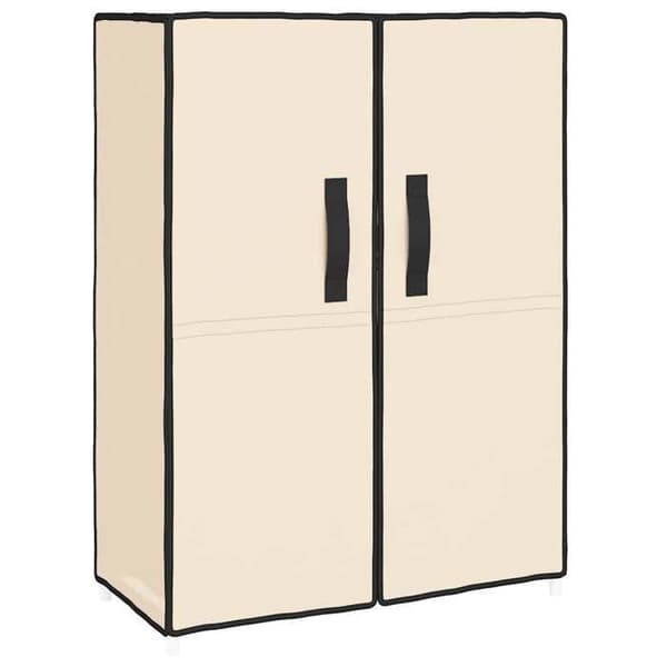 Maison Exclusive - Kengäteline Kermainen 60x28x90 cm Kangas Grädde