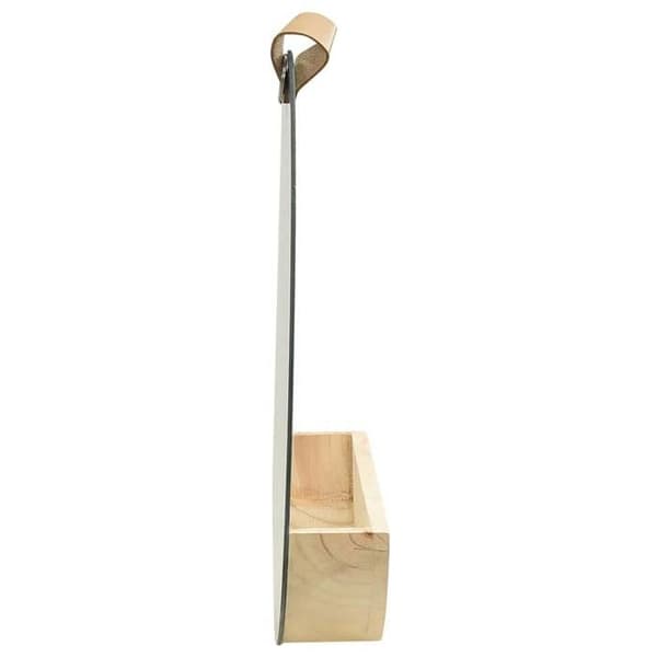 Maison Exclusive - Väggspegel i massivt furu 35 cm