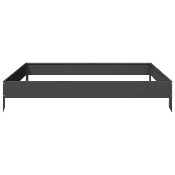Maison Exclusive - Hævet havebed i sort 100x100x18,5 cm stål