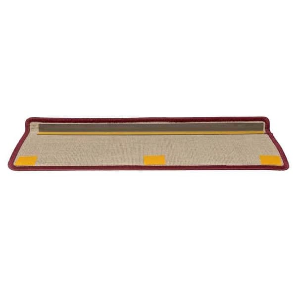 Maison Exclusive - Trappe tæppe 15 stykker 65 x 21 x 4 cm Bordeaux rektangulær kant