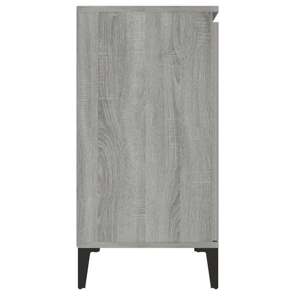 Maison Exclusive - Buffet Sonoma grå 102x35x70 cm Ingenjörsträ Sonoma grå