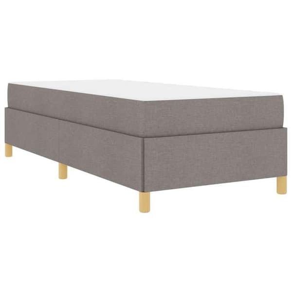 Maison Exclusive - Sängram Taupe 90 x 190 cm tyg