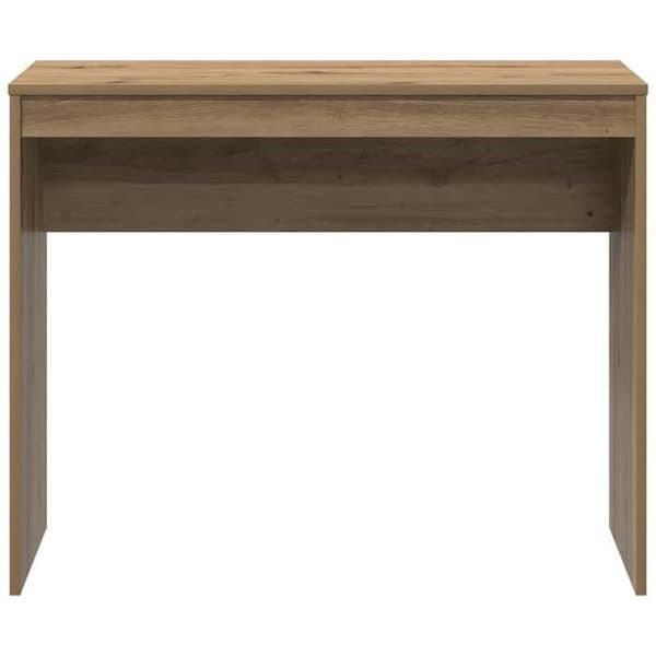 Maison Exclusive - Håndlavet egetræskontor 90x40x72 cm ingeniørtræ