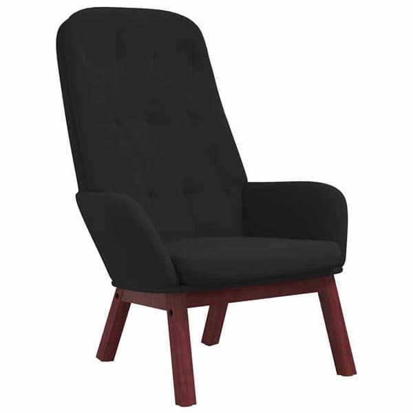 Maison Exclusive - Svart Sammet Relaxstol Svart