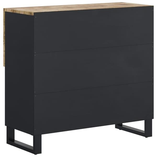 Maison Exclusive - Buffet med 2 døre 80x33x75 cm massiv mangotræ