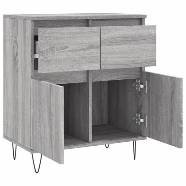 Maison Exclusive - Buffet Sonoma grå 60x35x70 cm Ingenjörsträ