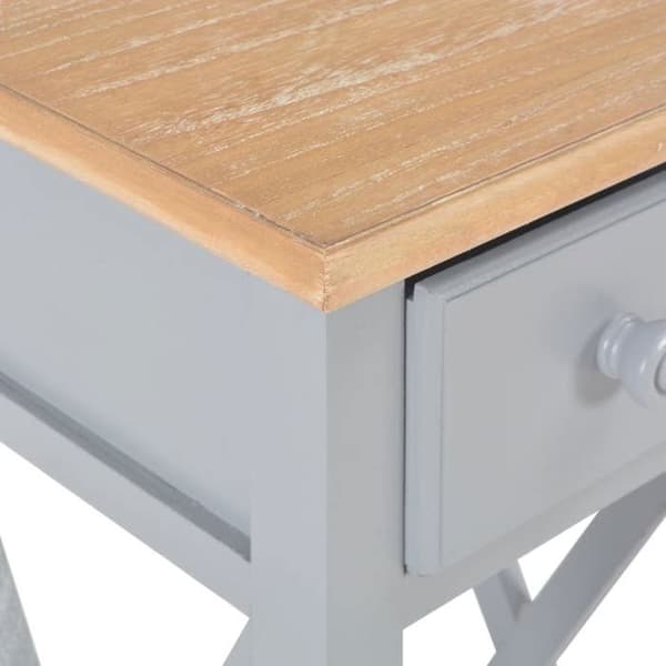 Maison Exclusive - Sidobord Grå 27 x 27 x 65,5 cm Trä Grå