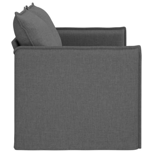 Soffa - EXKLUSIVT HUS - 156 x 82 x 85 cm - Mörkgrå - Tyg - Modulär design Mörkgrå