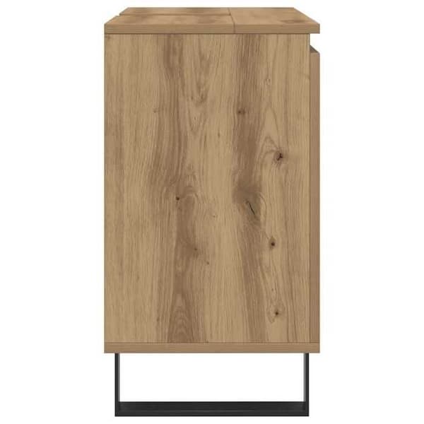 Maison Exclusive - Badeværelsesskab i håndlavet eg 58x33x60 cm