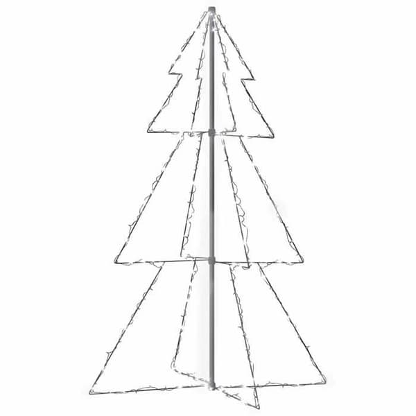 Juletræ - EKSKLUSIV HUS - Kegle 200 LED - 150 cm - Hvid - 8 lys effekter Ej specificerat