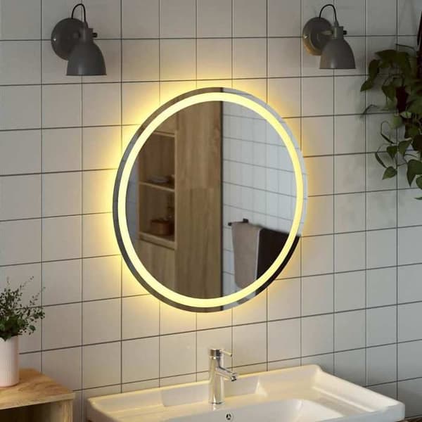 Maison Exclusive - Rund LED-badrumsspegel 70 cm
