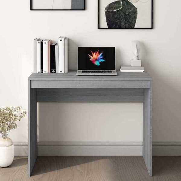 Maison Exclusive - Bureau Sonoma grå 90x40x72 cm Ingeniørtræ Sonoma grå