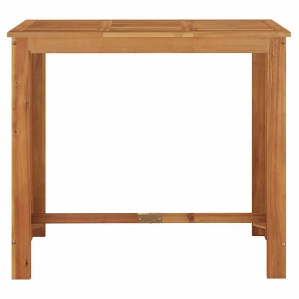 Maison Exclusive - Trädgårdsbarbord 120x60x105 cm i solid akaciaträ
