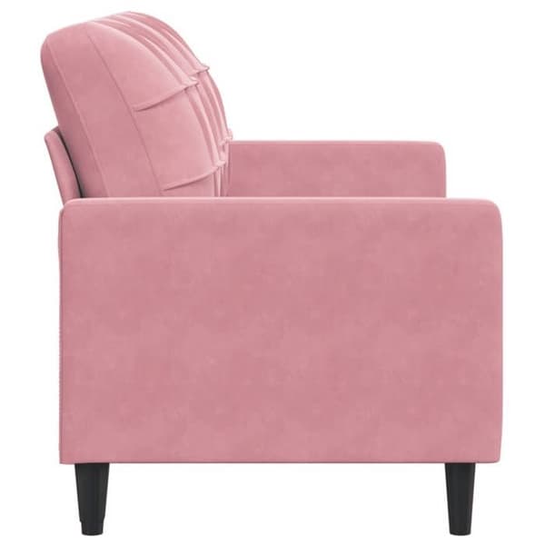 Maison Exclusive - Soffa 2-sits Rosa 140 cm Sammet