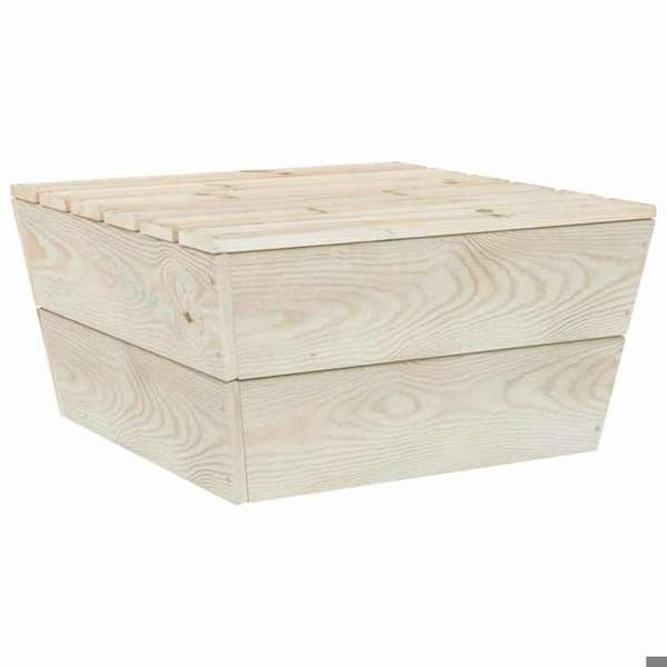 Maison Exclusive - Trädgårdsbord 2 st 60x60x30 cm Impregnerad gran