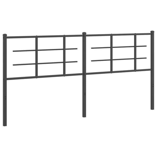 Maison Exclusive - Erstatnings hovedgærde i sort metal 180 cm