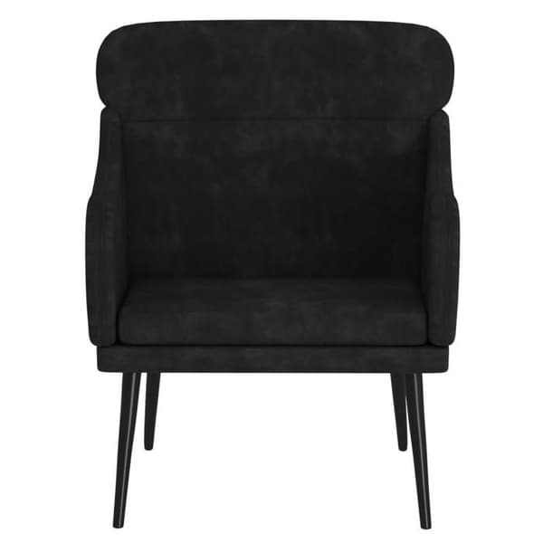 Maison Exclusive - Sort Stol 63x76x80 cm Velour