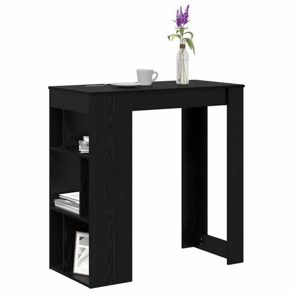 Barbord - EKSKLUSIV HUS - 102 x 50 x 103,5 cm - Ingeniørtræ - Sort - Nem montering