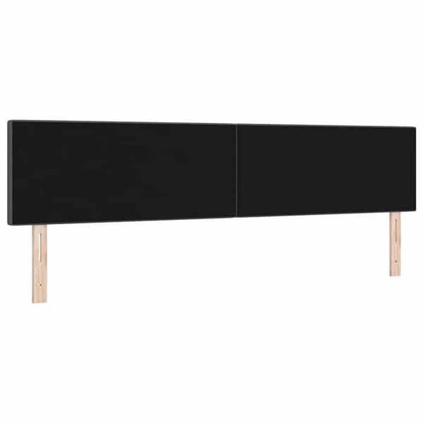 Hovedgærde - EKSKLUSIV HUS - Rektangulær - Mørkegrå - 200 cm - Justerbar ribbet velour Mörkgrå