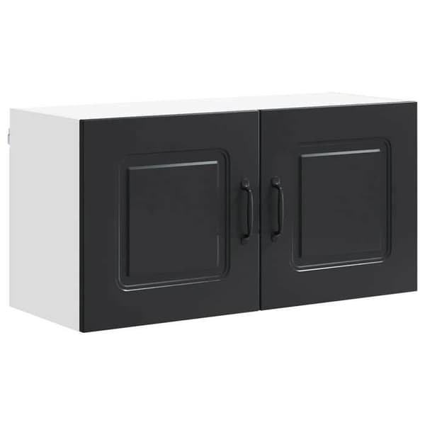 Maison Exclusive - Diskmaskinspanel Kalmar Svart 80 x 31 x 40 cm Svart