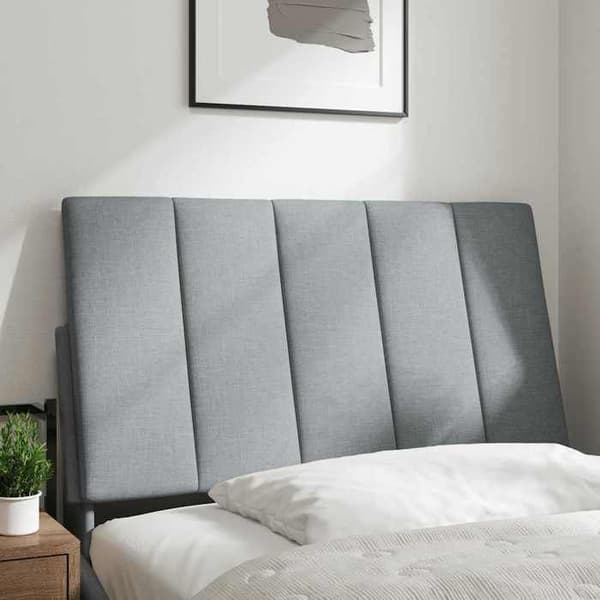 Maison Exclusive - Hovedgærdens pude Hanko lys grå 80 cm stof