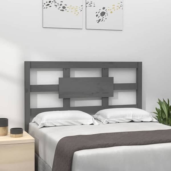 Maison Exclusive - Harmaa pääty 95,5x4x100 cm Massiivipuu mänty Grå