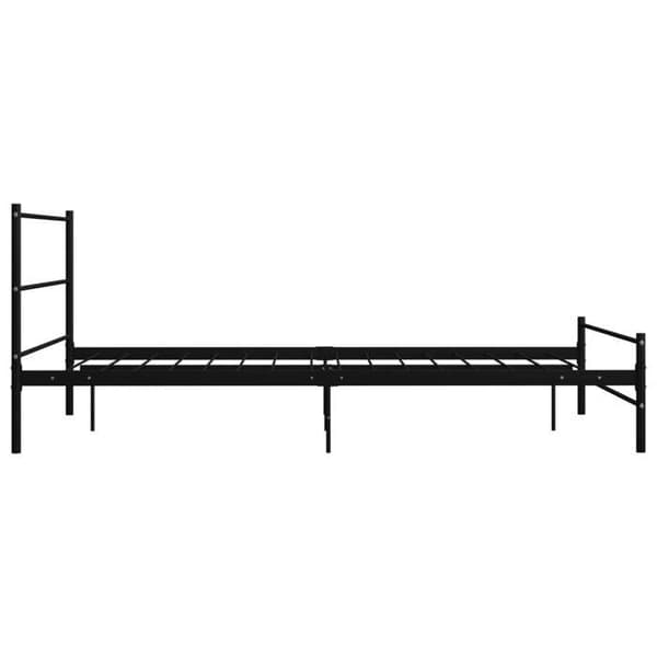 Sengestel - Exclusive House - Sort metal - 120x200 cm - Solid konstruktion Svart