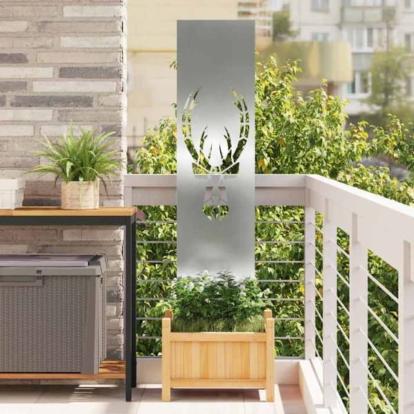 Maison Exclusive - Silverfärgad trädgårdsskyddsskärm 32 x 140 cm